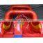 red water slide inflatable pool outdoor party for adults kids