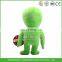 Custom green and orange alien doll toy