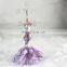 Light purple lace evening dress mannequin doll jewelry display for necklace ring