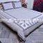 Indian Queen Size Bed Cover Ethnic Bohemian Designer Paisley Block Printed Bed Sheet With Pillow Cover