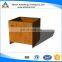 high quality facade cladding panel corten steel curtain wall