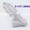 180C Pneumatic angle seat valve double acting stainless steel actuator DN65 2 1/2 inch normally close/open air steam actuator