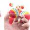 Dog chew EVA foam toy cotton rainbow ball for dog molar teeth cleaning pet toy