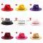 20colors fashion woman woolen jazz hat British classic flat hat European and American men women fedora hats flat-brimmed hats
