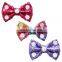 4Inches DIY Sequin Bows Without Clips Baby Girl Polka dot design Hair Bow 12Colors