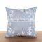 High quality new style snow embroidery throw cushion pillow for sofa living room bed