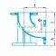 Ductile Iron Pipe fitting Flange Socket 90 Degree Duckfoot Bend with good quality