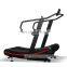 Yongwang Fitness gym cardio equipment manual resistance curved treadmill