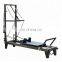 Hot Selling Pilates Reformer Machine in Aluminium With Tower Home Folding Reformer Pilates Equipment with Half Trapeze SNP03