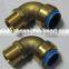 DZR and Lead Free Brass Elbow Brass Pex Fitting for push in quick connect to pex pipe copper pipe pvc pipe