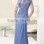 2014 New Arrive Elegant Mother of the Bride Dress with Beading and Appliques High Quality Boat Neck Mother of the Bride Dress