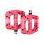High Quality Mountain Bike Nylon Fiber Bearing Pedal Dead Fly Pelin Pedal Anti Skid Pedal