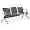 Modern Hospital Metal comfortable 3 seaters accompanying chair waiting chairs for hospital