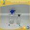 500ml &250ml clear boston round glass bottle with pump