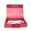 Gift custom logo hair extension wig packaging drawer box with ribbon handle