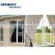 Double Glass Bow Window Aluminium French Casement Louvered Windows
