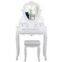Girl Makeup Desk Modern Dressing Table With Mirror And Stool