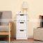 Wood  storage drawer cabinet Design Modern Organizer Bedroom White Home Furniture