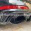 Grey Primer Rear Bumper For Audi A6 C8 2020+ Avant With Exhausts Tips Style