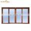 Sliding door interior balcony aluminum sliding door double glazing 4 panels sliding door