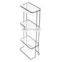 Triple-tier rectangle Bamboo Freestanding Storage Organizer multi-function bathroom corner Shelf