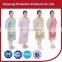 Disposable CPE Gown-Blue waterproof plastic disposable CPE apron gown with Rubber cuffs