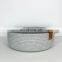 Home Decor Gray color storage basket, round makeup organizer with handle Coton rope basket Vietnam Supplier