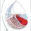 Two year warranty outdoor clear hanging egg chair with stand