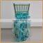 C009R1 cheap organza ruffled chair cover wedding