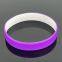Factory Directly Soft Material Blank Color Coated Silicone Bracelets