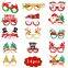 Decoraciones navide?as originales: gafas de Santa Claus y árbol, para fiestas de oficina y celebraciones navide?as. Gafas de pan de jengibre para regalos navide?os. Feliz Navidad