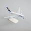 Модель самолета 20 см A380-800 LUFTHANSA, металлическая модель самолета, игрушка
