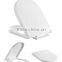 HL-309 MEIYE PP 465*365*50mm Round Soft-closing Toilet Seat Cover Ramp Down Toilet Lid