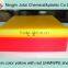 14mm Thick Yellow And Red Bicolor UHMWPE Bicolor Sheets