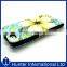 Printed Flower Pattern Flip Case For Iphone5C