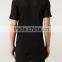 Tall tshirt with irregular clipping for man bulk blank t-shirt                        
                                                Quality Choice