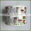 White PE Calling Card Adhesive Stickers With Gloss Lamination