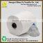 Carded Recycled Polyester Raw White Spun Mop Yarn