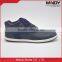 Good collar oem brand pu leather material cool trade shoes