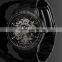 Good Price Skeleton Automatic Mechanical Watch Black Stainless Steel Skeleton Mechanical Watch For Man WM381