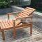Contract Oudoor Furniture Hotel Balcony Wooden Lounge Chair