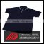 latest design embroidered logo high quality two color polo shirt