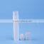 8ml clear frosted plastic roll on bottle with plastic ball