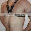 leather harness/black Leather Body Harness /MENS LEATHER CHEST HARNESS
