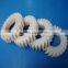 Guangzhou custom injection nylon spur gear different sizes and shape injection plastic gear