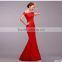 Lace Red Evening Dress
