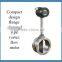 Compact Design Flange Clamped Vortex Flow Meter With Digital Display