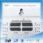 Wireless weather station with displays and transmits temperature readings for intelligent home life