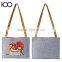 2016 lady fashion factory Leisure printing canvas handbag oem women's tote hand bag