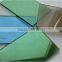 5mm dark green/blue reflective glass
